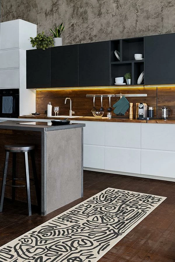 Best deal ๐ Ruggable Keith Haring Freestyle Black & Ivory โ๏ธ - Image 8