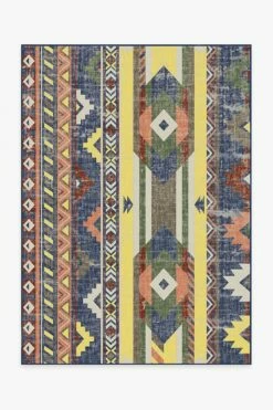 Cheap 🥰 Ruggable Kilim Batik Navy Rug 🔔