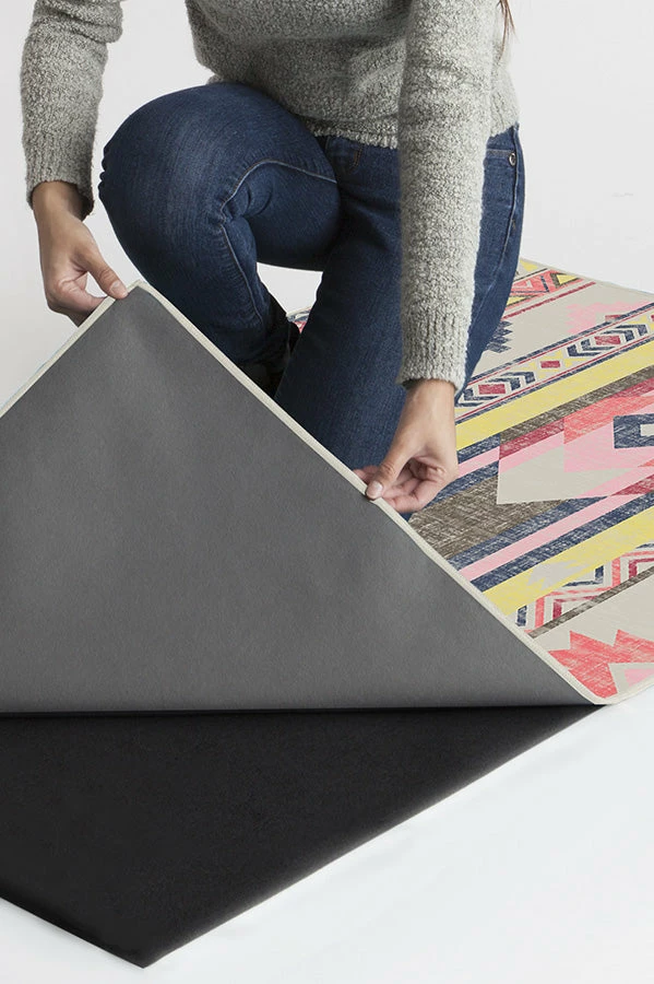 Brand new ๐ฅฐ Ruggable Kilim Batik Pink Rug ๐ - Image 6