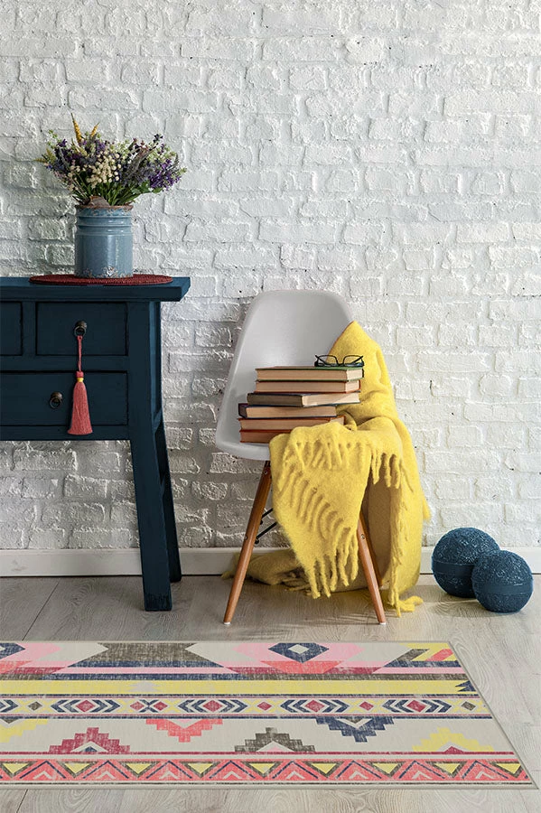 Brand new ๐ฅฐ Ruggable Kilim Batik Pink Rug ๐ - Image 8