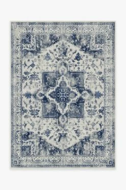 Promo 🧨 Ruggable Kira Delft Blue Rug 🎉