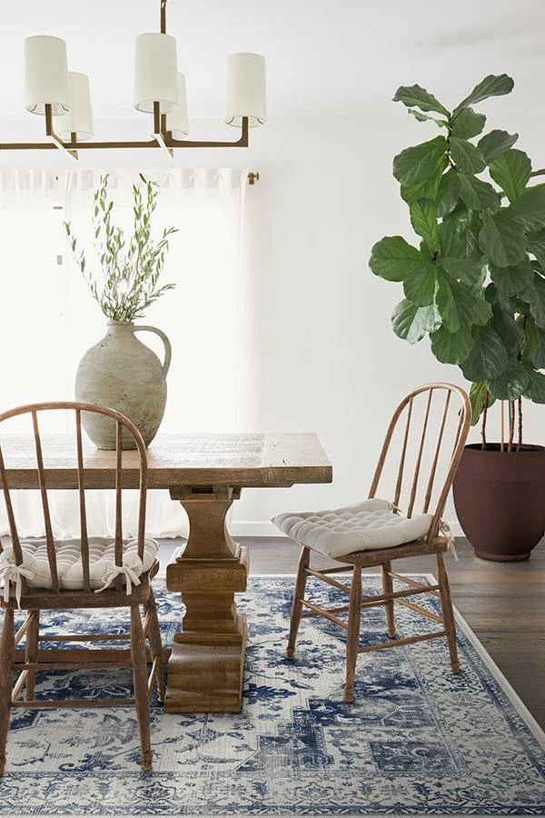 Promo ๐งจ Ruggable Kira Delft Blue Rug ๐ - Image 4