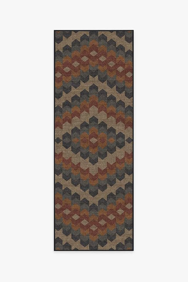Cheap ❤️ Ruggable Kishale Brick & Blue Re-Jute Rug 🔥 - Image 6