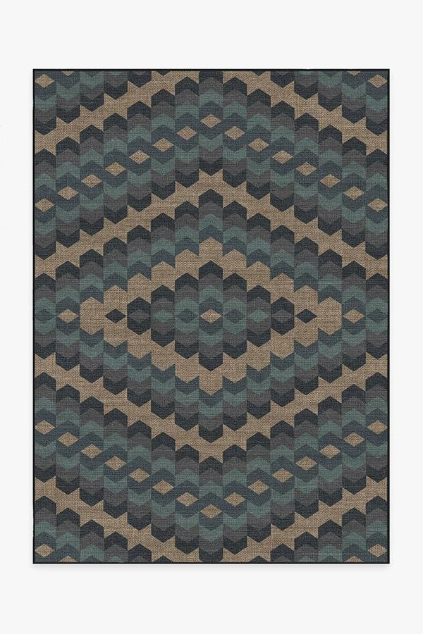 Best reviews of 😍 Ruggable Kishale Lake Forest Blue Re-Jute Rug ⭐ - Image 2