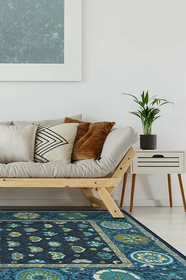 Flash Sale ๐ Ruggable Latiff Midnight Blue Rug ๐ - Image 4