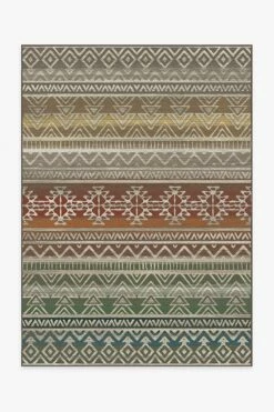 Brand new ๐ Ruggable Linear Diamond Multicolor Rug โ๏ธ