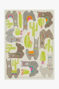 Outlet ⭐ Ruggable Llama Fun Natural Rug 👍