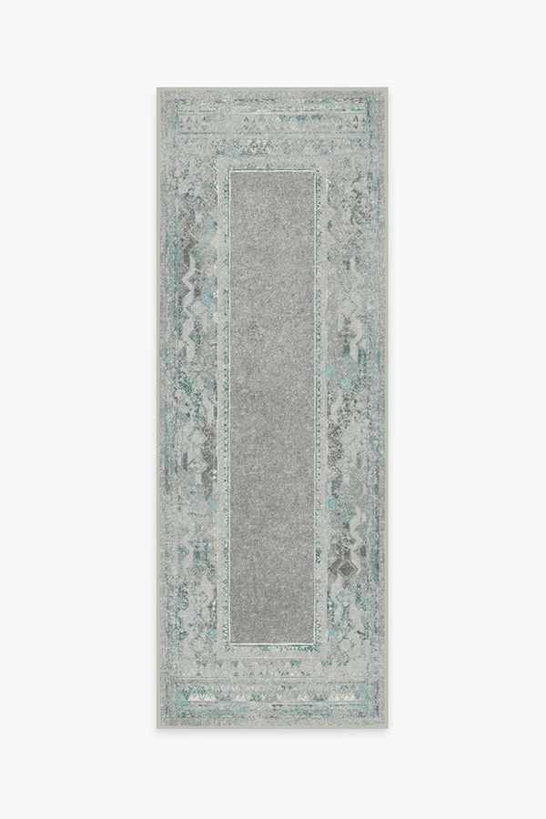 Outlet โ Ruggable Lunja Border Teal Blue Rug โ๏ธ - Image 5