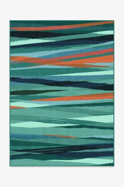 Best Pirce 🤩 Ruggable Sale Meridian Turquoise Rug 🌟