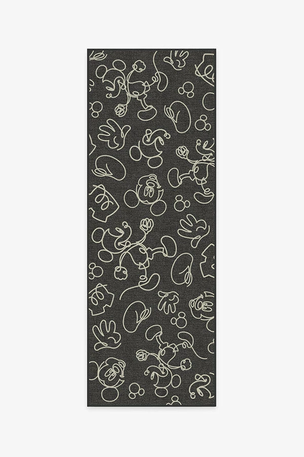 Best deal โญ Ruggable Mickey Doodles Onyx Rug ๐ - Image 5