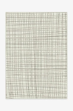 New ⌛ Ruggable Modern Grid Creme Rug 🧨