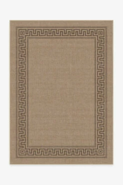 Wholesale โญ Ruggable Olympia Border Latte Brown Re-Jute Rug โค๏ธ