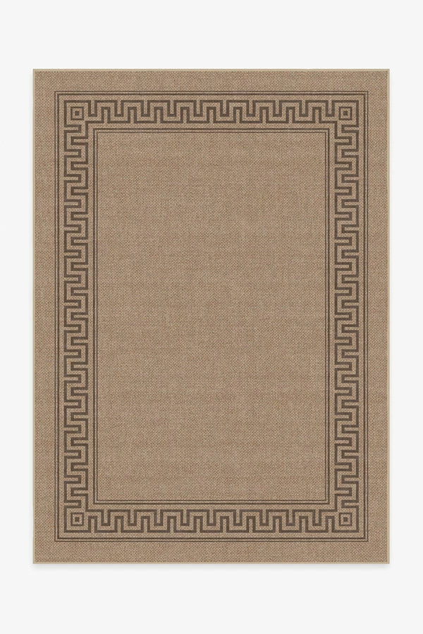 Wholesale ⭐ Ruggable Olympia Border Latte Brown Re-Jute Rug ❤️