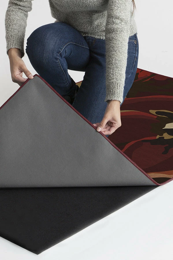 Budget ๐งจ Ruggable Poppy Floral Red Rug ๐ฅ - Image 6