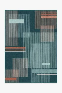 Discount 🎁 Ruggable Sale Quadra Teal Rug ✨