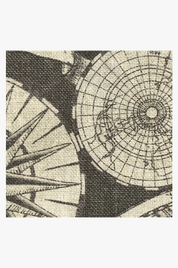 Cheapest ❤️ Ruggable Sale Sailor's Map Charcoal Rug ⌛ - Image 3