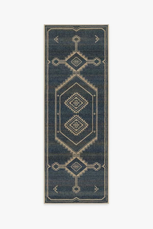Buy ⌛ Ruggable Sierra Natural Navy Re-Jute Rug ⭐ - Image 5