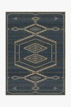 Buy ⌛ Ruggable Sierra Natural Navy Re-Jute Rug ⭐