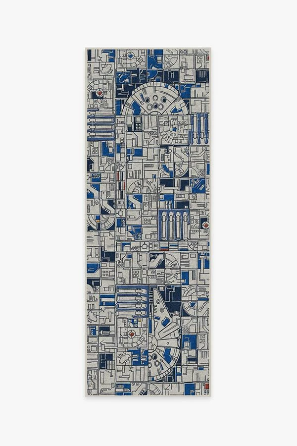 Flash Sale ๐ Ruggable Smugglers Geo R2D2 Blue Rug ๐ฏ - Image 5