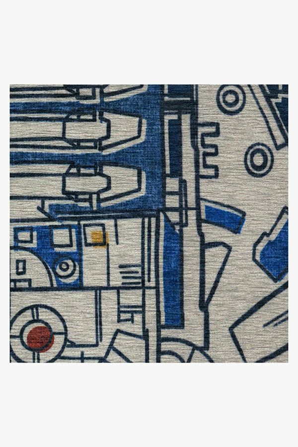 Flash Sale ๐ Ruggable Smugglers Geo R2D2 Blue Rug ๐ฏ - Image 7