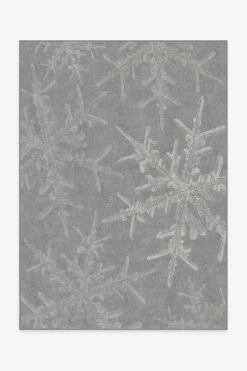 Cheapest 🥰 Ruggable Snowflake Silver Rug 🛒