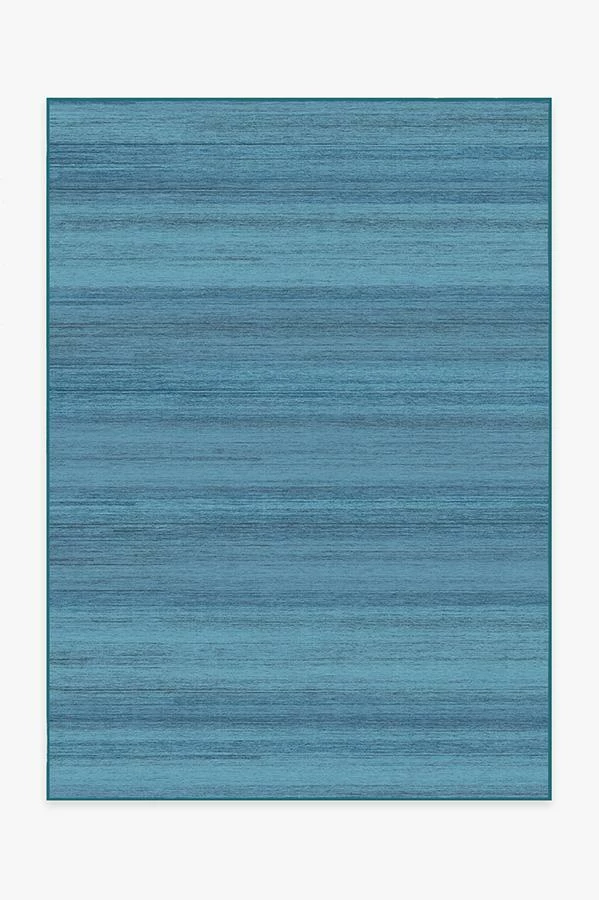 Best Pirce ⌛ Ruggable Solid Tonal Ocean Blue Rug 🛒