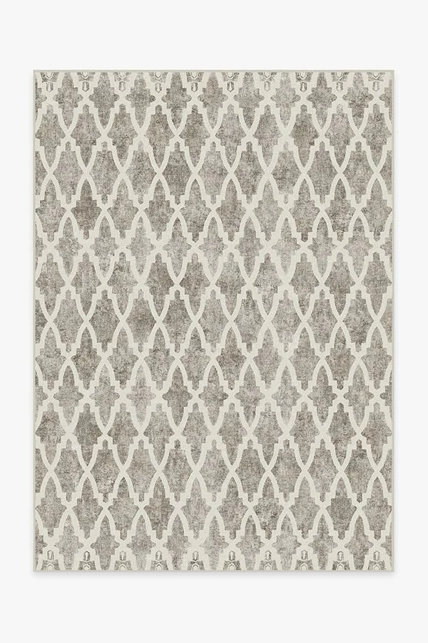 Budget ✨ Ruggable Soraya Trellis Ash Grey Rug ❤️