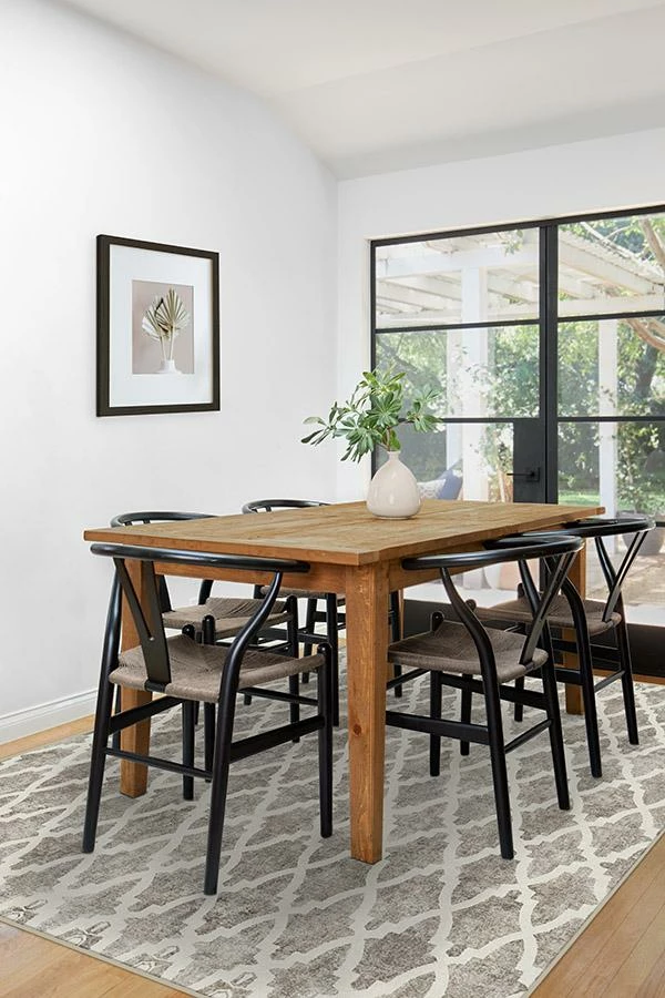 Budget ✨ Ruggable Soraya Trellis Ash Grey Rug ❤️ - Image 4