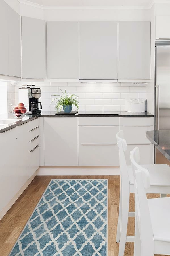 Best Sale 🥰 Ruggable Soraya Trellis Blue Rug 🤩 - Image 8