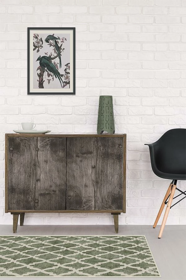 Coupon 👍 Ruggable Soraya Trellis Sage Rug ✔️ - Image 8