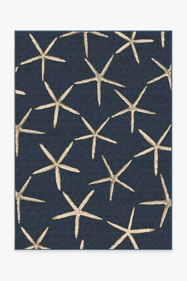 Buy 🛒 Ruggable Sale Starfish Navy Rug 🌟