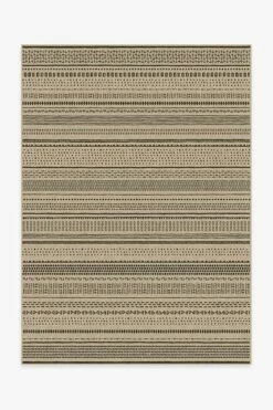 Best Sale ✔️ Ruggable Terra Black & Sand Re-Jute Rug ⭐