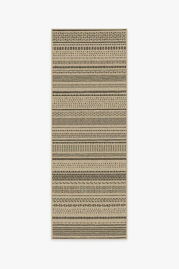 Best Sale ✔️ Ruggable Terra Black & Sand Re-Jute Rug ⭐ - Image 6