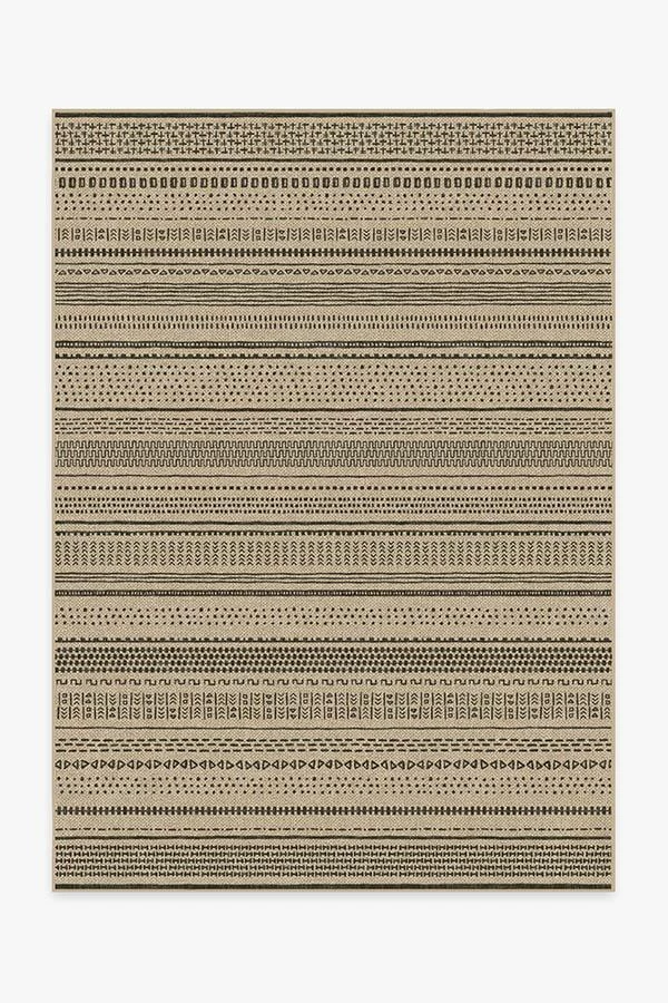 Best Sale ✔️ Ruggable Terra Black & Sand Re-Jute Rug ⭐ - Image 2