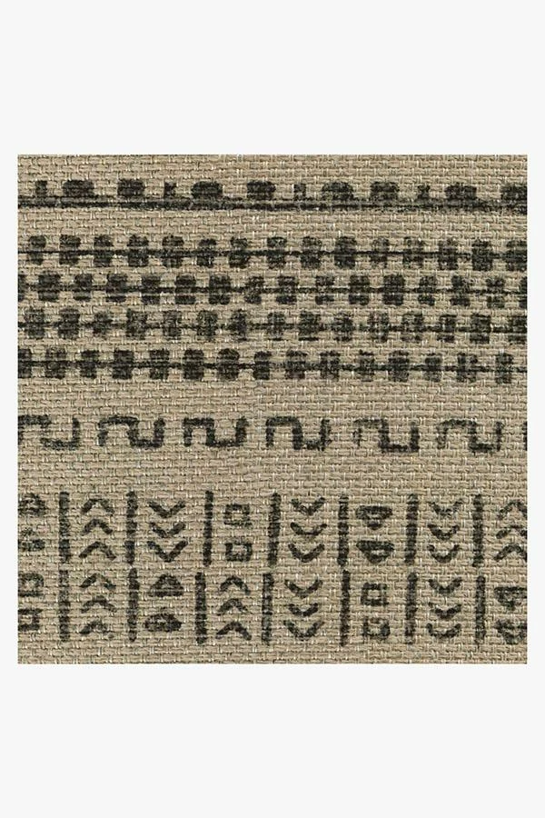 Best Sale ✔️ Ruggable Terra Black & Sand Re-Jute Rug ⭐ - Image 7
