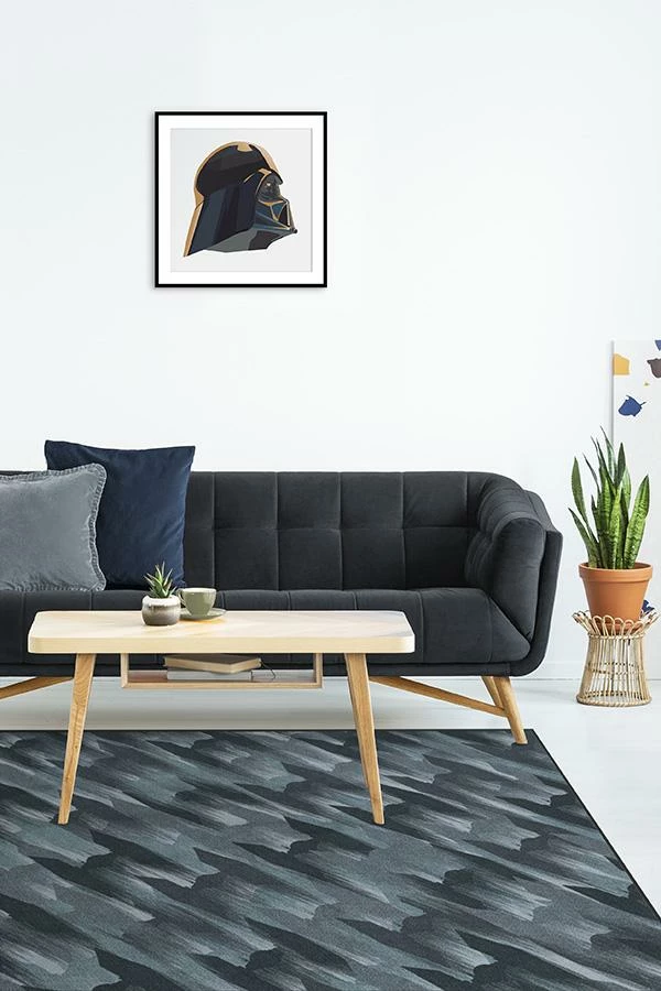 Best Sale ⌛ Ruggable TIE Fighter Houndstooth Blue Rug ✨ - Image 4