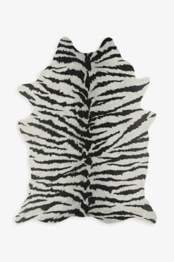 Cheap ๐ Ruggable Black & White Tiger Faux Hide Rug ๐