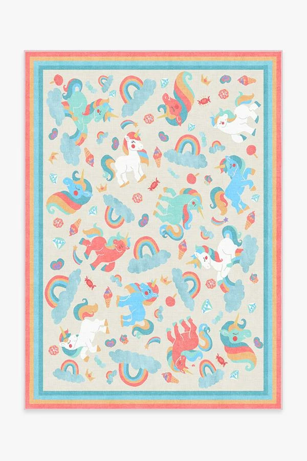 Cheapest ๐ Ruggable Unicorn Jamboree Multicolor Rug ๐ฅ