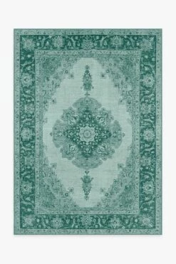 Best deal 👍 Ruggable Victoria Teal Green Rug 🥰