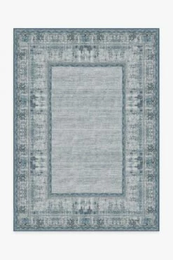 Best reviews of ⌛ Ruggable Vintage Daisy Bordered Blue Rug ⭐