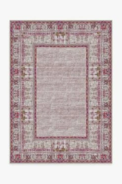 Coupon ๐ Ruggable Vintage Daisy Bordered Fuchsia Rug โญ