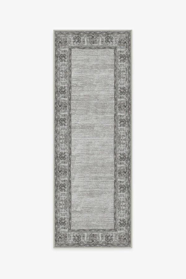 Outlet ๐ฏ Ruggable Vintage Daisy Bordered Grey Rug ๐ - Image 5