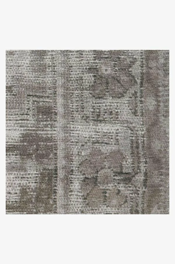 Outlet ๐ฏ Ruggable Vintage Daisy Bordered Grey Rug ๐ - Image 3