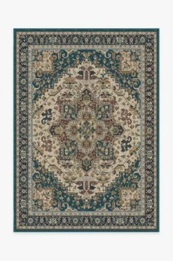 Budget 🎁 Ruggable Vintage Heriz Cerulean Rug 😍