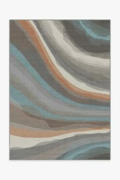 Wholesale 🛒 Ruggable Watercolor Waves Sandstone Rug 🔔